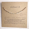 Joshua 1:9 Bible Verse Bracelet - Maya Morse and Dainty Jewelry by Olivia Cactus