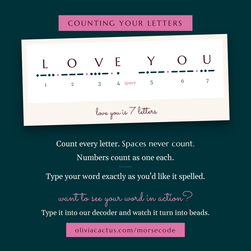 Grammy Morse Code Necklace