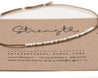 Strength Bracelet - Maya Morse and Dainty Jewelry by Olivia Cactus