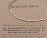 Jeremiah 29 11 Bible Verse Bracelet - Maya Morse and Dainty Jewelry by Olivia Cactus