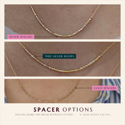 Custom Morse Code Necklace, Gold