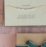 Auntie Morse Code Bracelet
