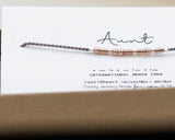Aunt Morse Code Bracelet