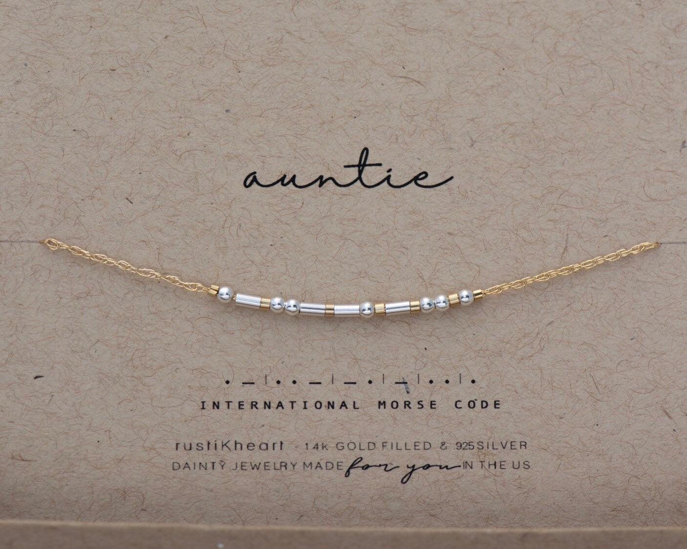 Auntie Bracelet Gold - Maya Morse and Dainty Jewelry by Olivia Cactus