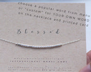 Auntie Morse Code Necklace - Dainty 14K Gold & Silver Jewelry by Olivia Cactus