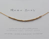 Auntie Necklace Gold - Mia Morse and Dainty Jewelry by Olivia Cactus