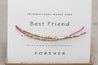 Best Friend Forever Wrap Bracelet - Nala Morse and Dainty Jewelry by Olivia Cactus