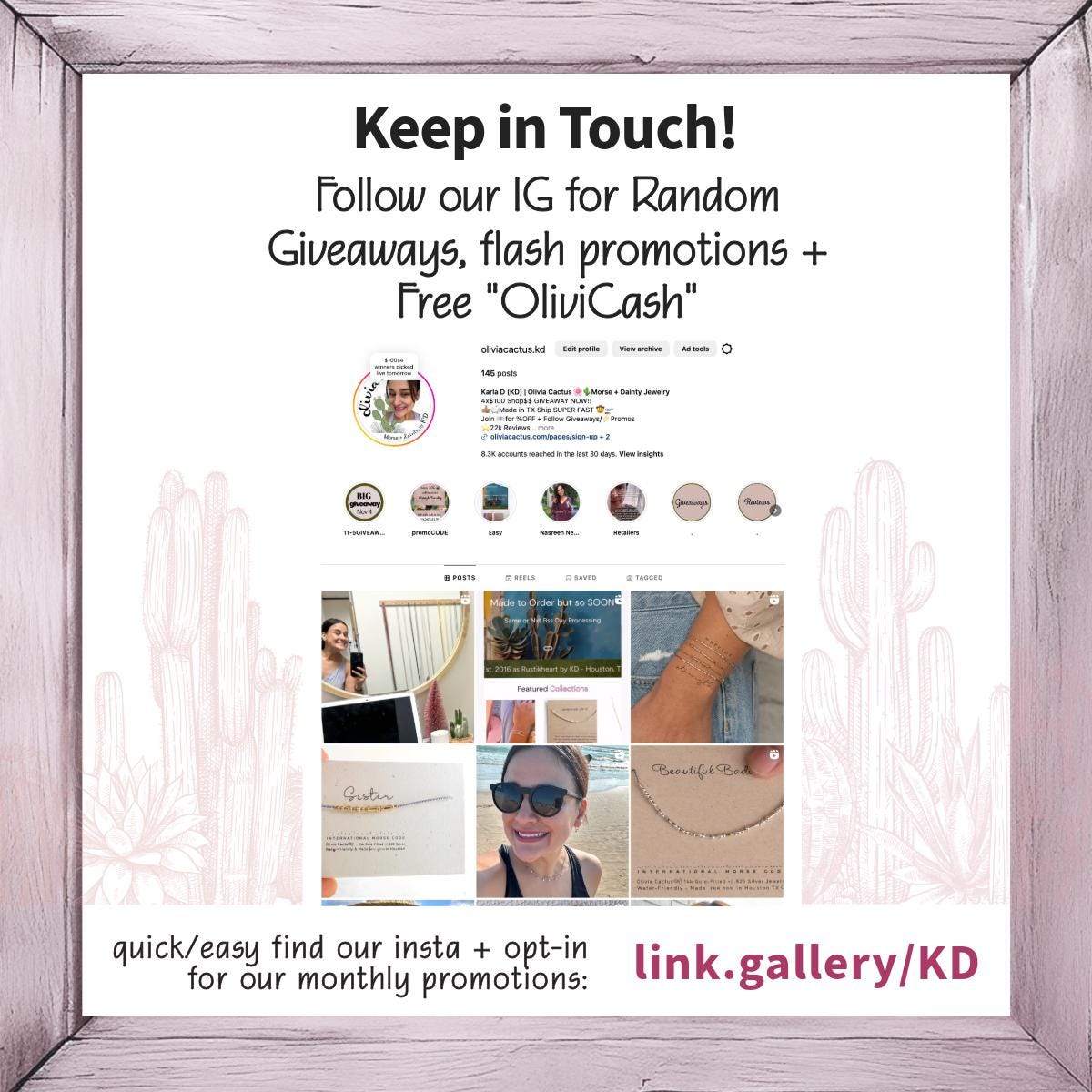 Bestie Bracelet - Rose Gold - Dainty 14K Gold & Silver Jewelry by Olivia Cactus