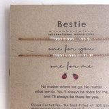 Bestie Morse Cord Bracelet Set