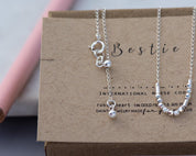 Bestie Morse Code Bracelet - Dainty 14K Gold & Silver Jewelry by Olivia Cactus