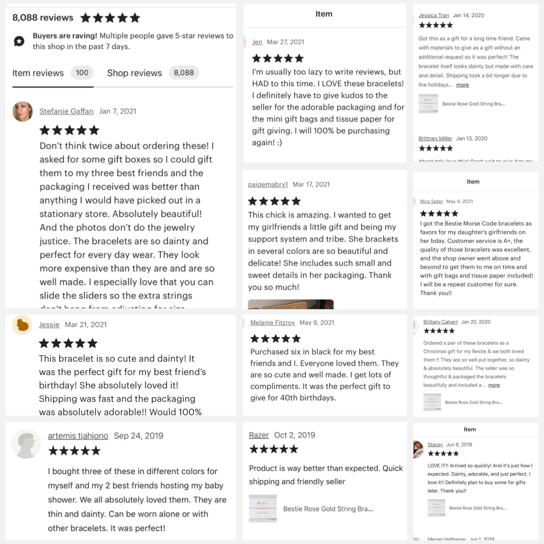 Bestie Morse Code Bracelet - Dainty 14K Gold & Silver Jewelry by Olivia Cactus