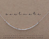 Bestie Morse Code Necklace Morse and Dainty Jewelry by Olivia Cactus