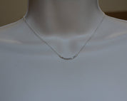 Bestie Morse Code Necklace - Dainty 14K Gold & Silver Jewelry by Olivia Cactus