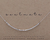 Bestie Morse Code Necklace - Dainty 14K Gold & Silver Jewelry by Olivia Cactus