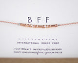 BFF Morse Code Bracelet