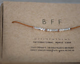 BFF Morse Code Bracelet
