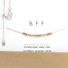 BFF Necklace Silver - Nala Morse and Dainty Jewelry by Olivia Cactus