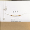 BFF Necklace Silver - Nala Morse and Dainty Jewelry by Olivia Cactus