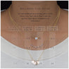 Blessed Necklace Silver - Bree Morse and Dainty Jewelry by Olivia Cactus