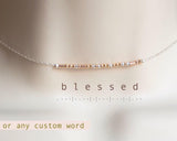 Blessed Morse Code Necklace