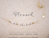 Blessed Morse Code Necklace