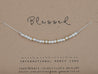 Blessed Necklace Silver - Piper Morse and Dainty Jewelry by Olivia Cactus