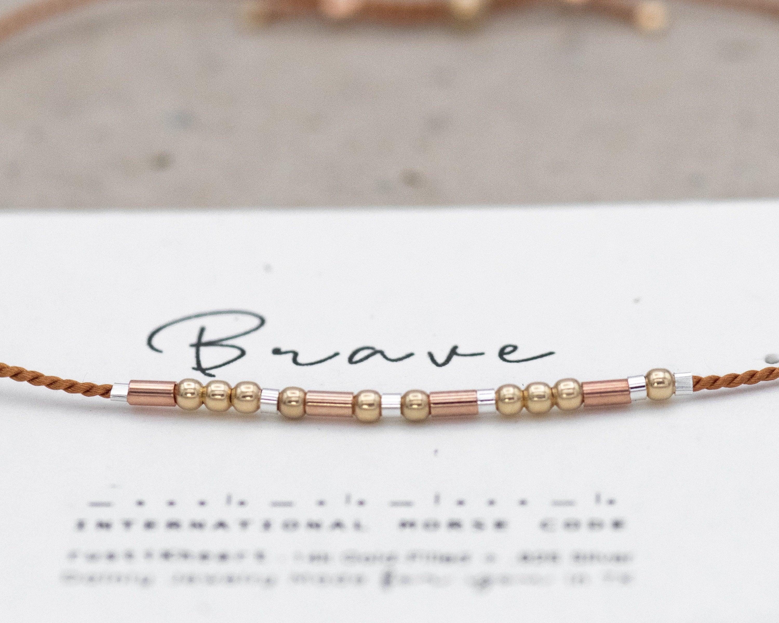 Brave Bracelet - Kara Morse and Dainty Jewelry by Olivia Cactus