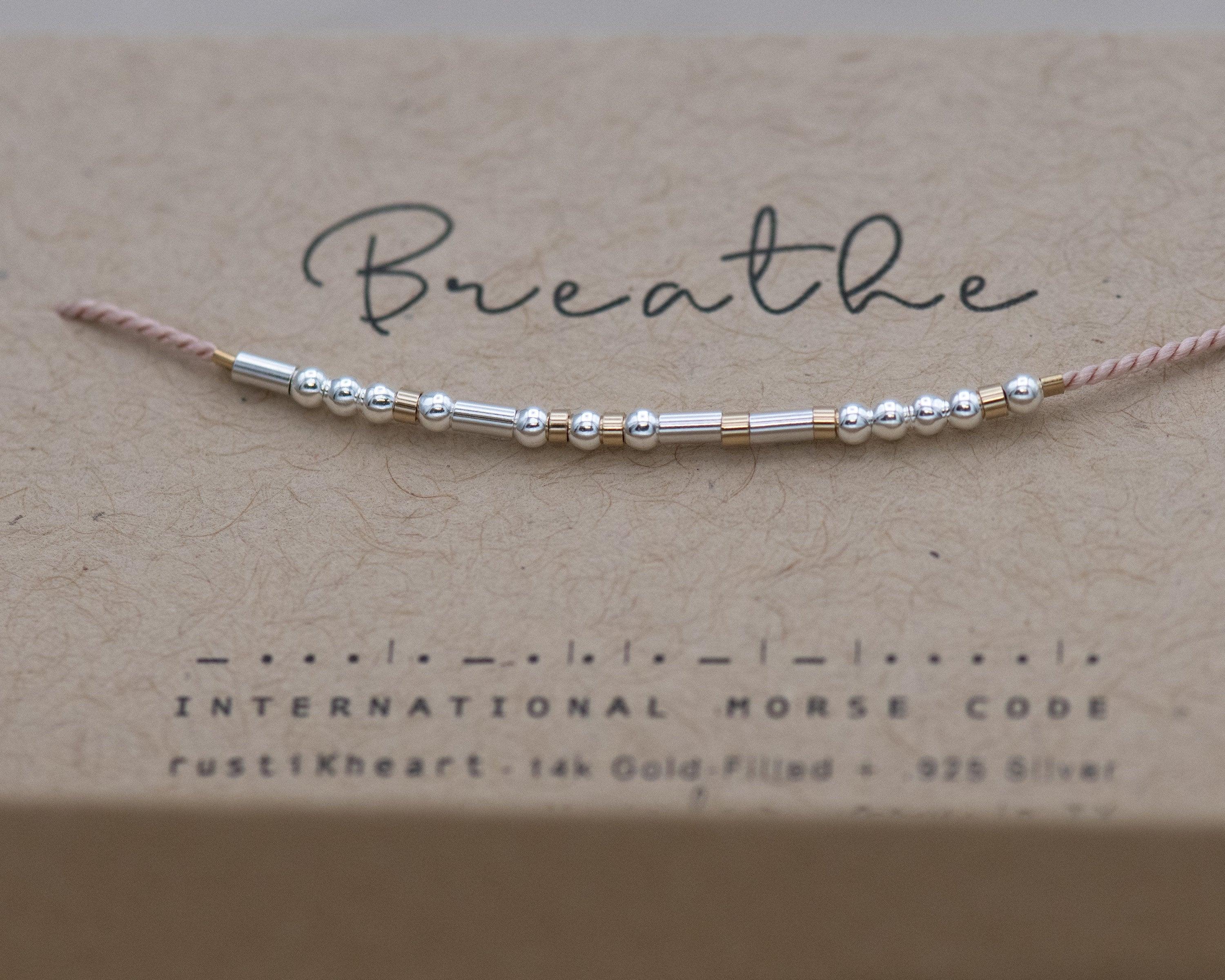 Breathe Bracelet - Maya Morse and Dainty Jewelry by Olivia Cactus