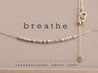 Breathe Necklace Gold - Mila Morse and Dainty Jewelry by Olivia Cactus