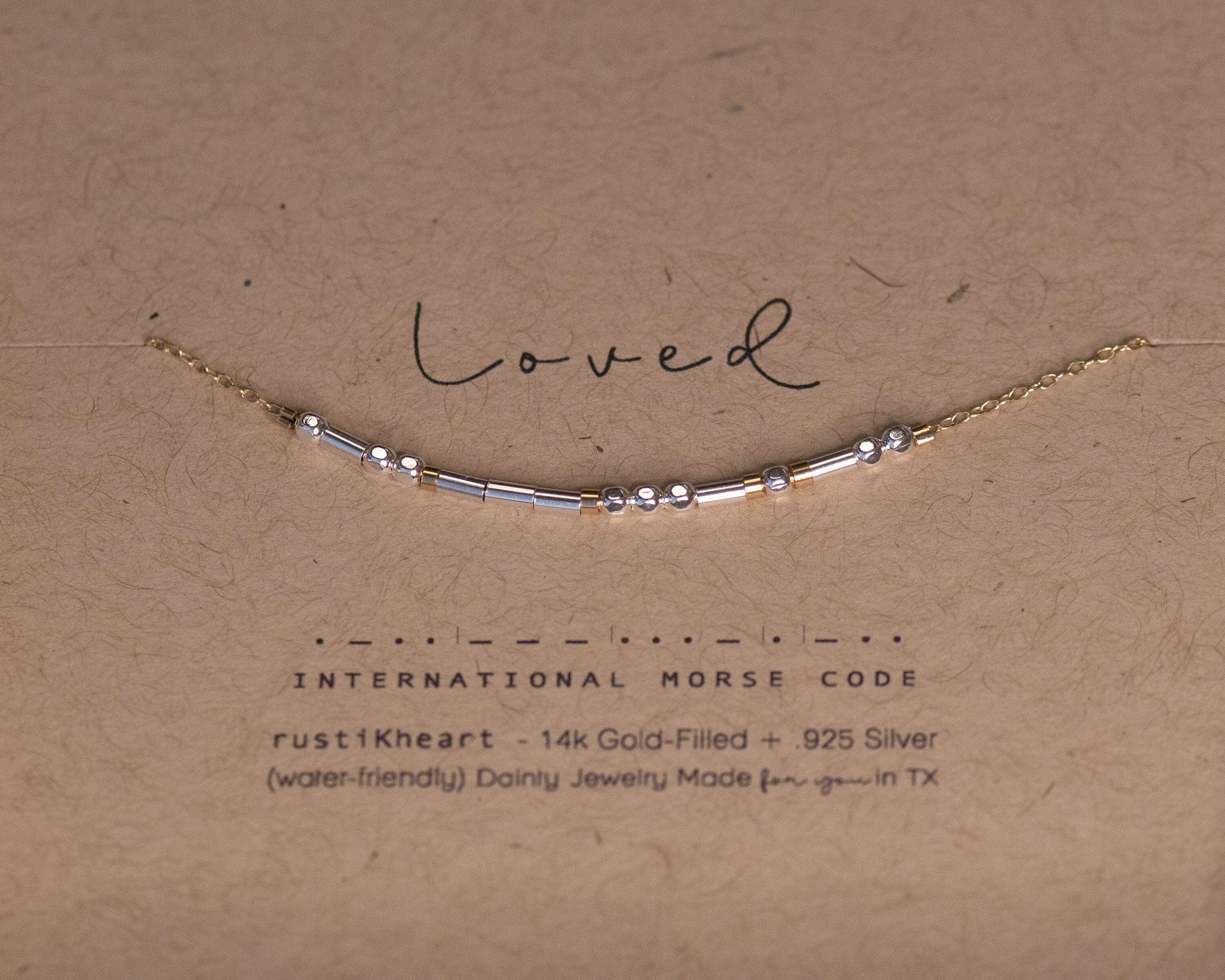 Breathe Necklace Gold - Mila Morse and Dainty Jewelry by Olivia Cactus