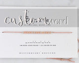 Dainty Morse Code Bracelet