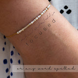 Focused Morse Code Bracelet