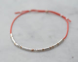 Dainty Morse Code Bracelet