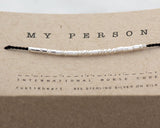Eternity Morse Code Bracelet