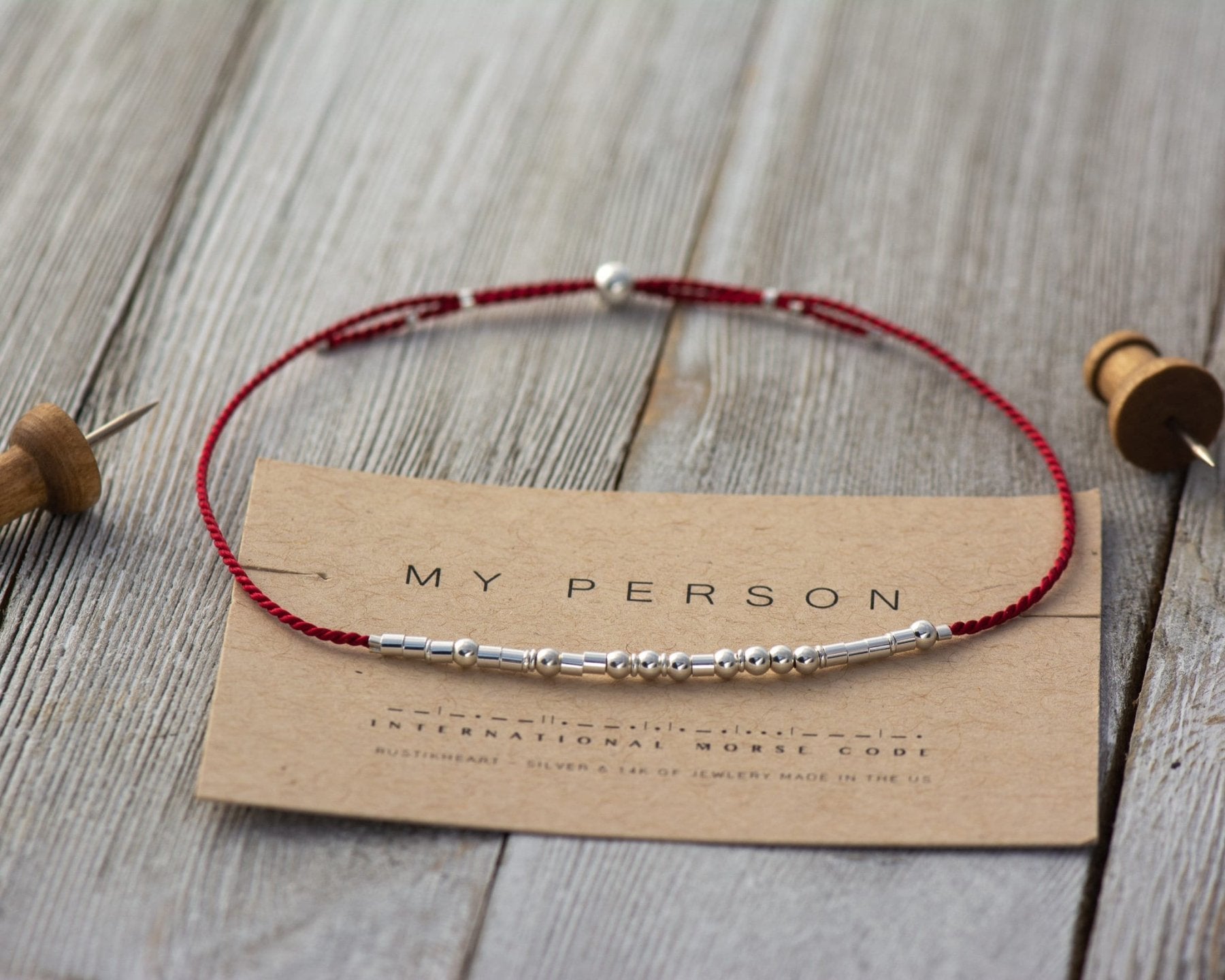 Eternity Morse Code Bracelet - Dainty 14K Gold & Silver Jewelry by Olivia Cactus