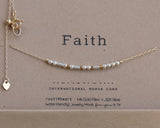 Faith Morse Code Necklace