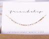 Friendship Necklace Gold - Flora Morse and Dainty Jewelry by Olivia Cactus