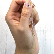 Gigi Morse Code Bracelet - Dainty 14K Gold & Silver Jewelry by Olivia Cactus