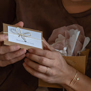 Gigi Morse Code Bracelet - Dainty 14K Gold & Silver Jewelry by Olivia Cactus