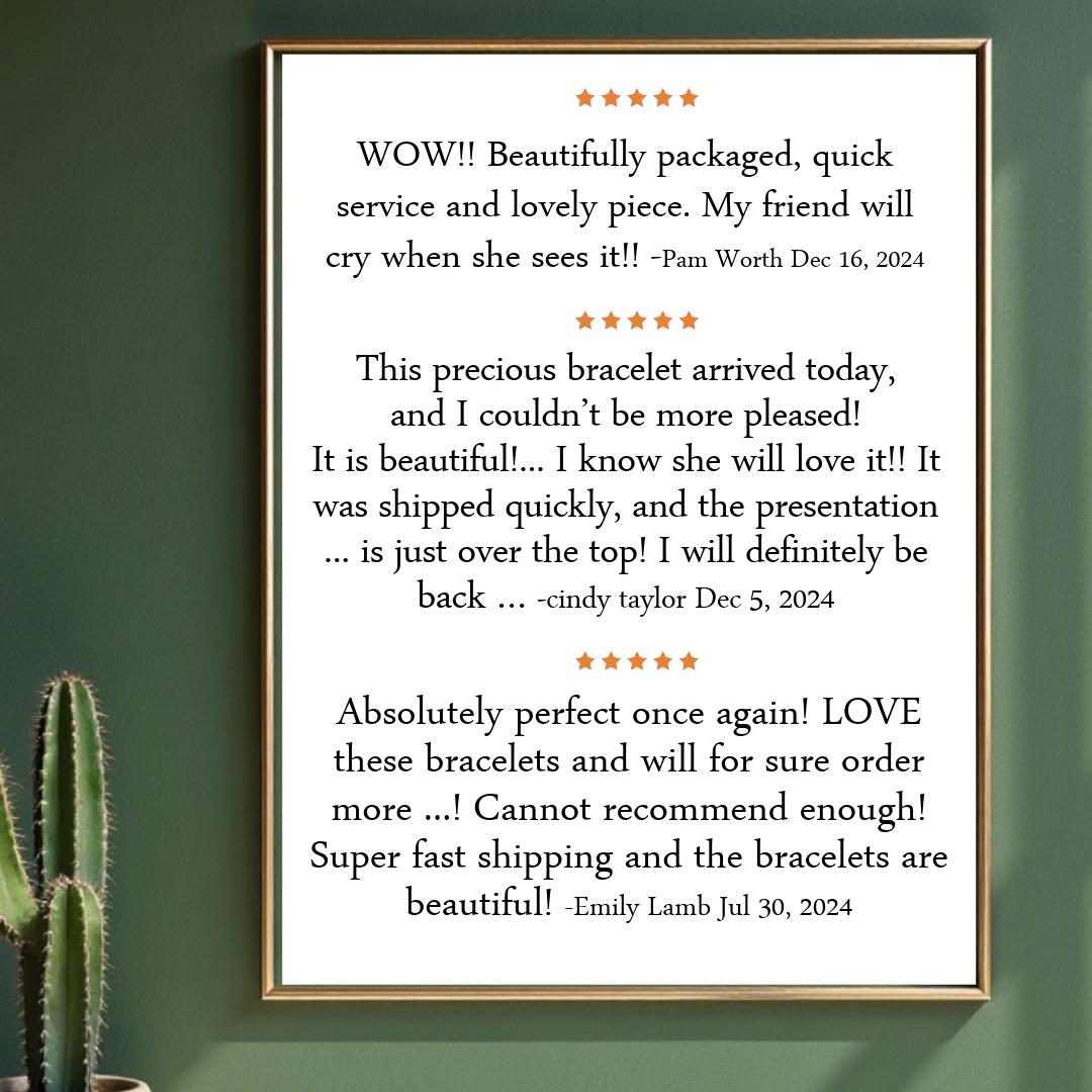 Godmother Morse Code Bracelet - Dainty 14K Gold & Silver Jewelry by Olivia Cactus