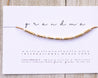 Godmother Morse Code Bracelet Morse and Dainty Jewelry by Olivia Cactus