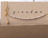 Grandma Morse Code Bracelet