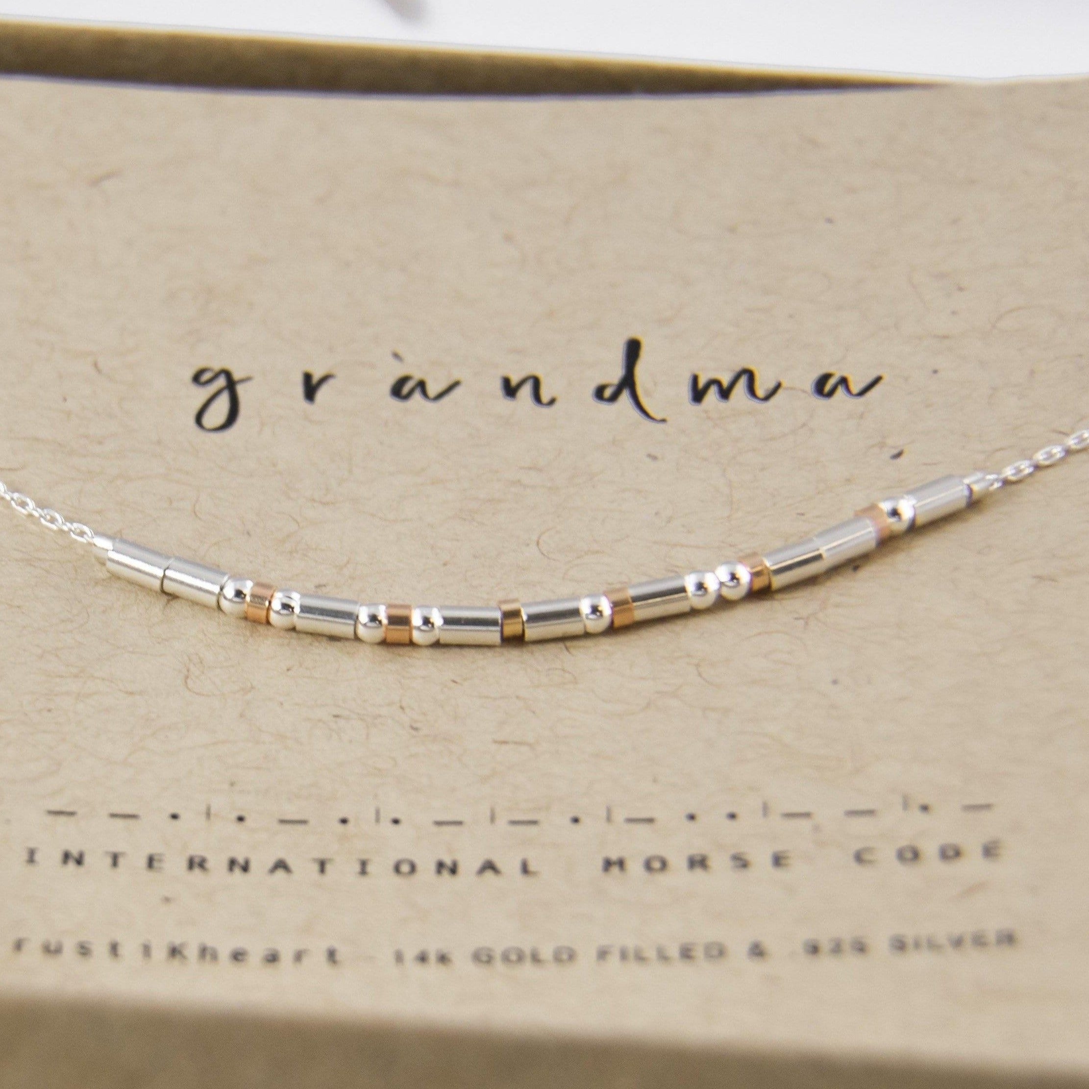 Grandma Necklace Silver - Ava Morse and Dainty Jewelry by Olivia Cactus