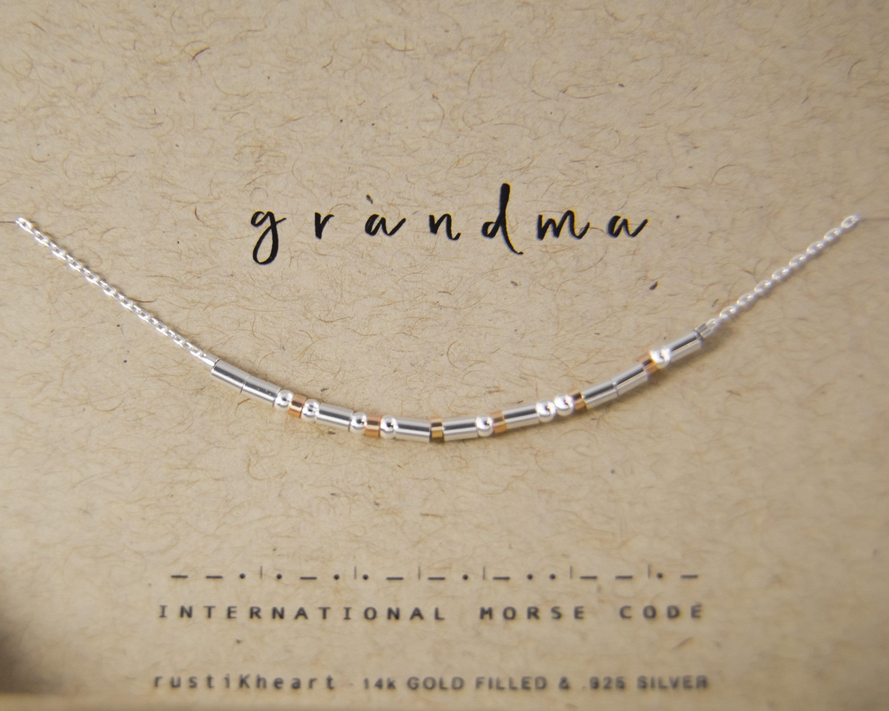 Grandma Necklace Silver - Ava Morse and Dainty Jewelry by Olivia Cactus