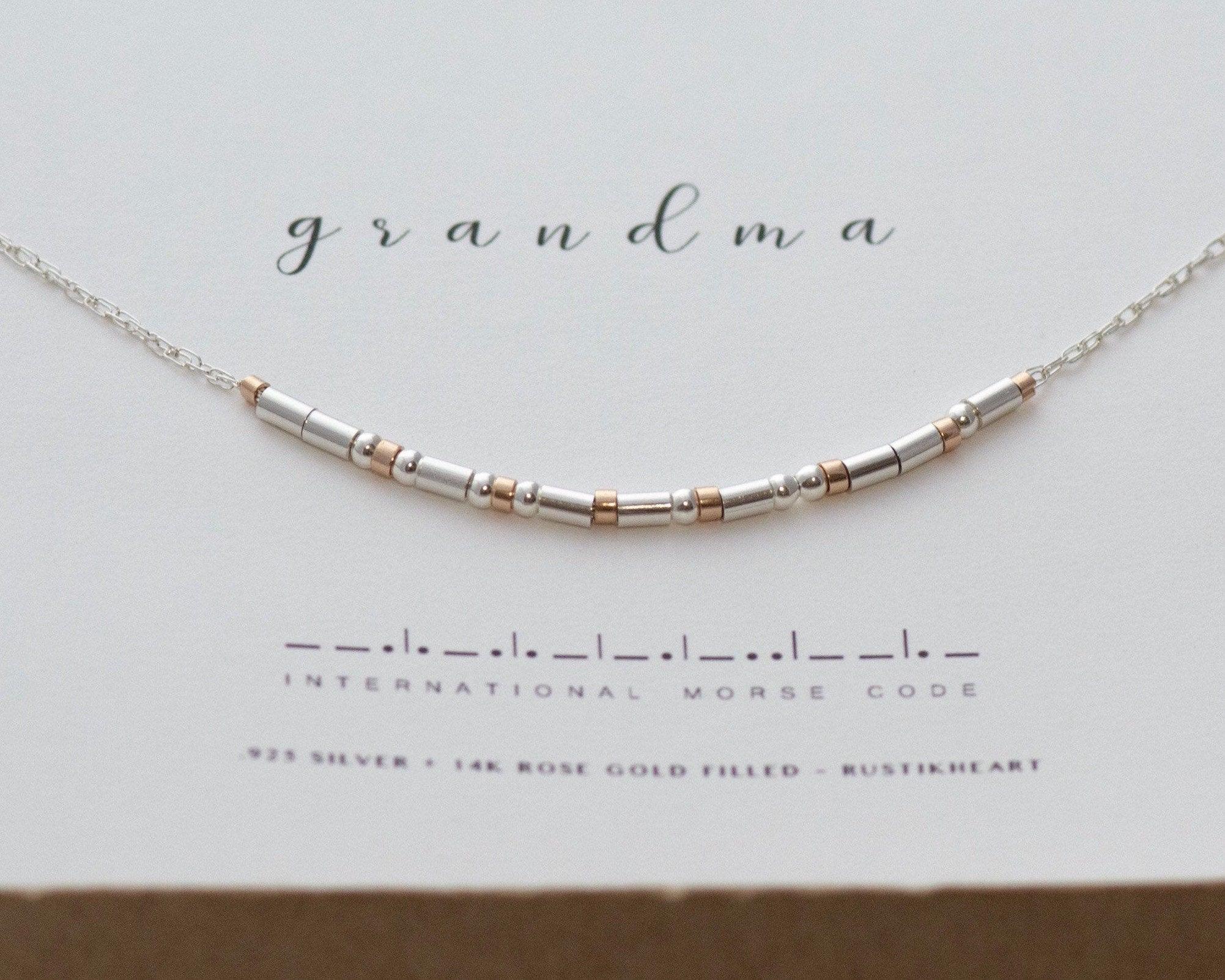 Grandma Necklace Silver - Ava Morse and Dainty Jewelry by Olivia Cactus