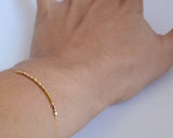 Dainty Morse Code Bracelet