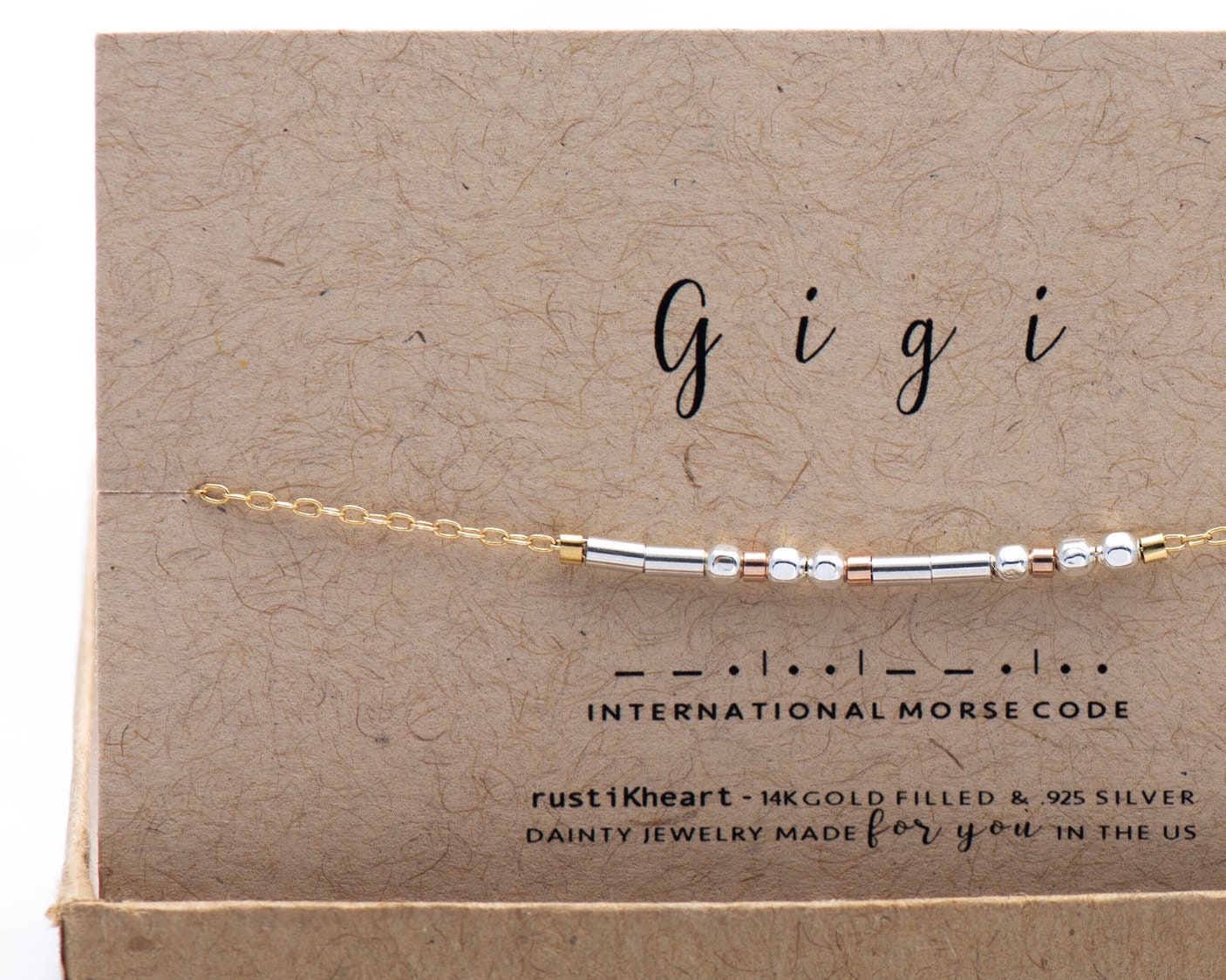 Gigi Morse Code Bracelet