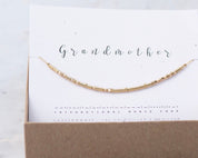 14k Gold Filled Morse Code Necklace