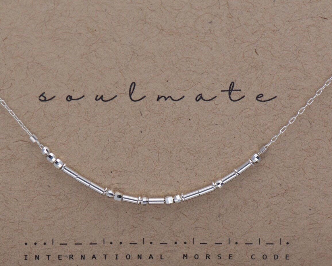 Bestie Morse Code Necklace