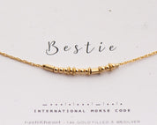 Sister Morse Code Necklace